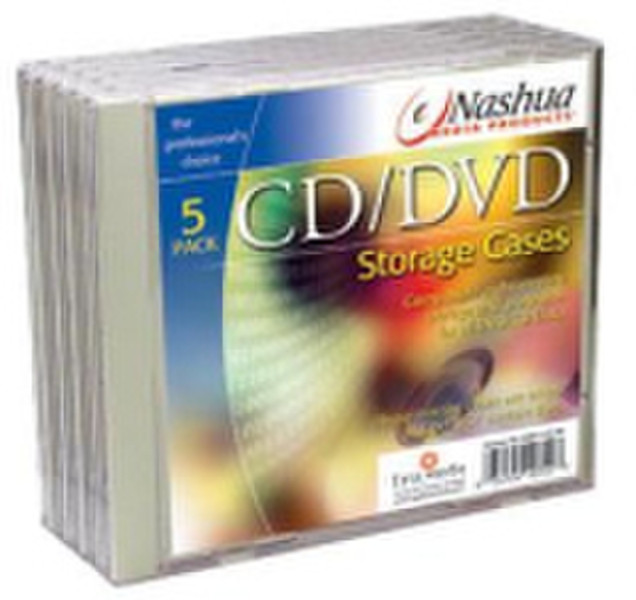Nashua 5-pack cd jewelcases 1discs