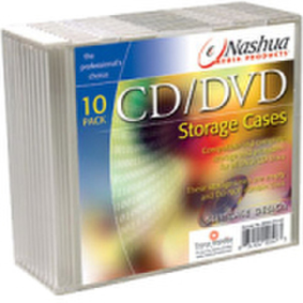 Nashua 10-pack cd slimcases