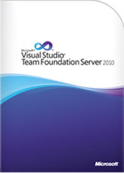 Microsoft Visual Studio Team Foundation Server 2010, MVL, Disk Kit, DVD, KOR