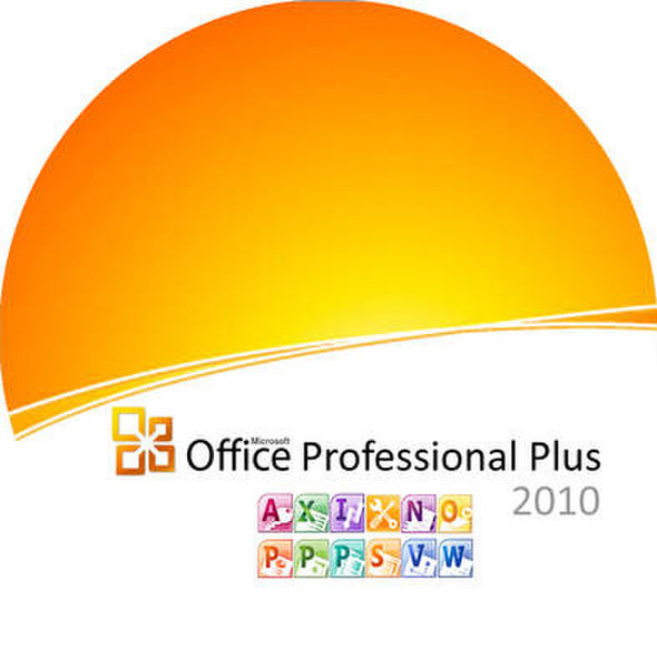 Microsoft Office Professional Plus 2010, DiskKit MVL, CZE Microsoft Volume License (MVL) CZE