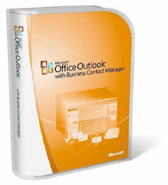 Microsoft Outlook 2010 with Business Contact Manager 32bit, BRZL, MVL, DVD почтовая программа