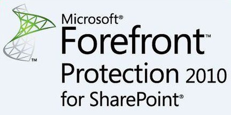 Microsoft ForeFront Protection SharePoint 2010, Disk Kit MVL, GER