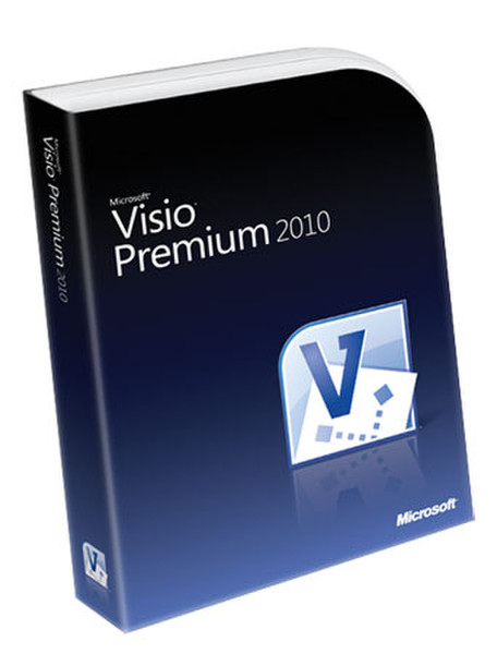 Microsoft Visio Premium 2010 32/64bit, Disk Kit, MVL, RUS