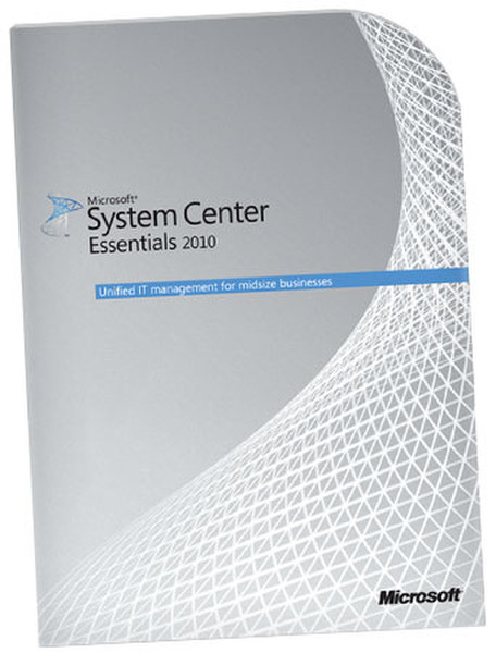 Microsoft System Center Essentials 2010, 64-Bit, DiskKit MVL, DVD, ENG
