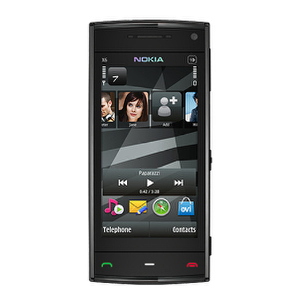Nokia X6 Single SIM Black smartphone
