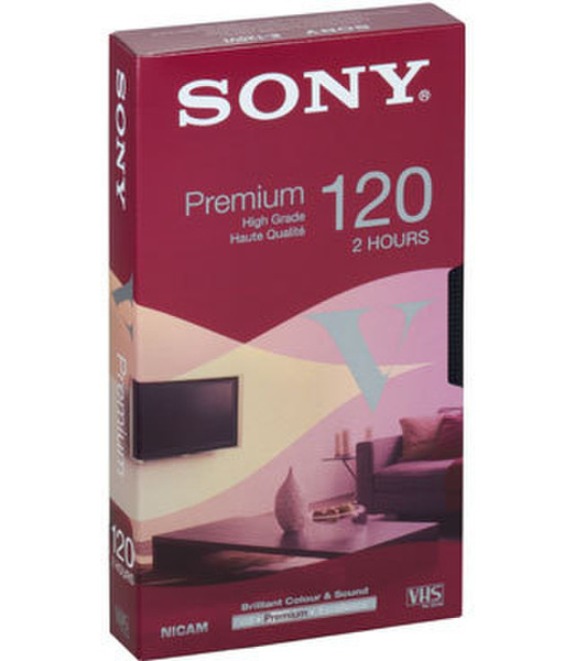 Sony VHS Tape 120 min VHS blank video tape