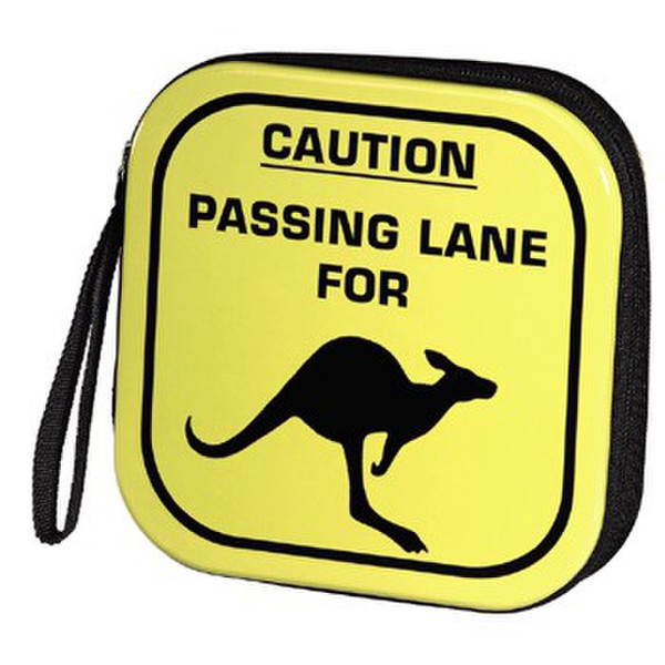 Hama Caution 24дисков Черный, Желтый