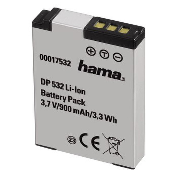 Hama 00017532 Lithium-Ion (Li-Ion) 900mAh 3.7V Wiederaufladbare Batterie