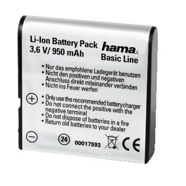 Hama 00017593 Lithium-Ion (Li-Ion) 950mAh 3.6V Wiederaufladbare Batterie