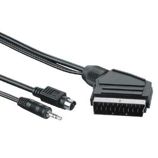 Hama S-Video - Scart 5м S-Video (4-pin) SCART (21-pin) Черный