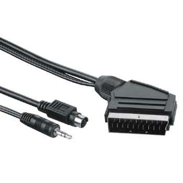 Hama S-Video - Scart 20m S-Video (4-pin) SCART (21-pin) Black