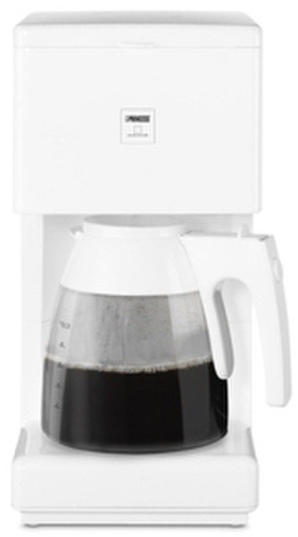 Princess 242614 freestanding Drip coffee maker 1.25L 12cups White coffee maker