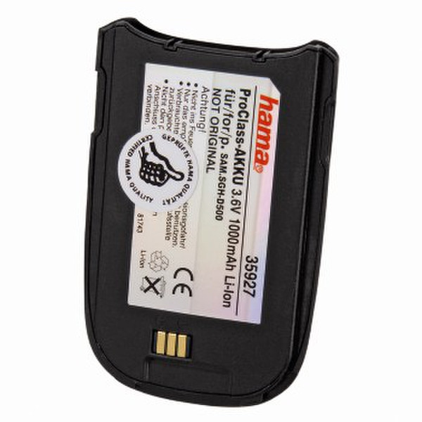 Hama 00035927 Lithium-Ion (Li-Ion) 1000mAh 3.6V Wiederaufladbare Batterie