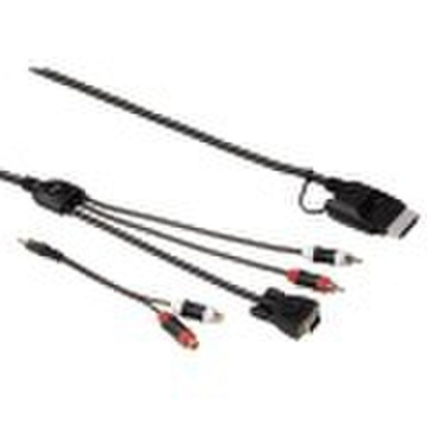 Hama 00039905 2m VGA (D-Sub) Schwarz Videokabel-Adapter