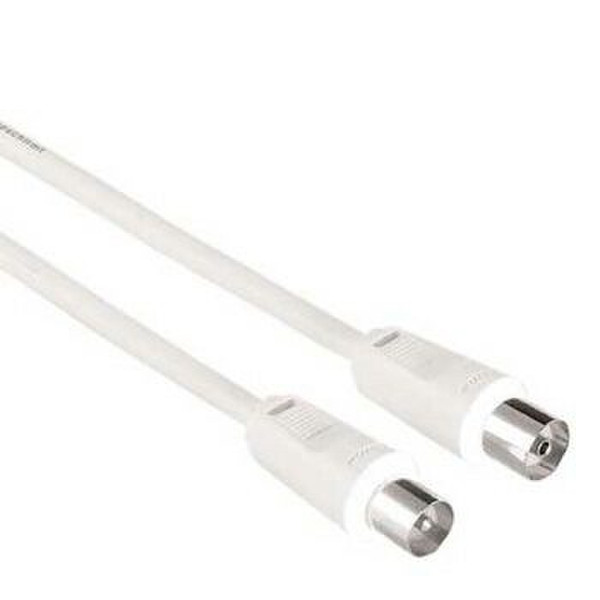 Hama 00042959 1.5m Coax Coax White coaxial cable