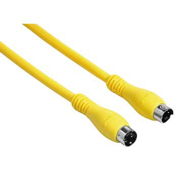 Hama S-Video - S-Video 0.75m S-Video (4-pin) S-Video (4-pin) Yellow S-video cable