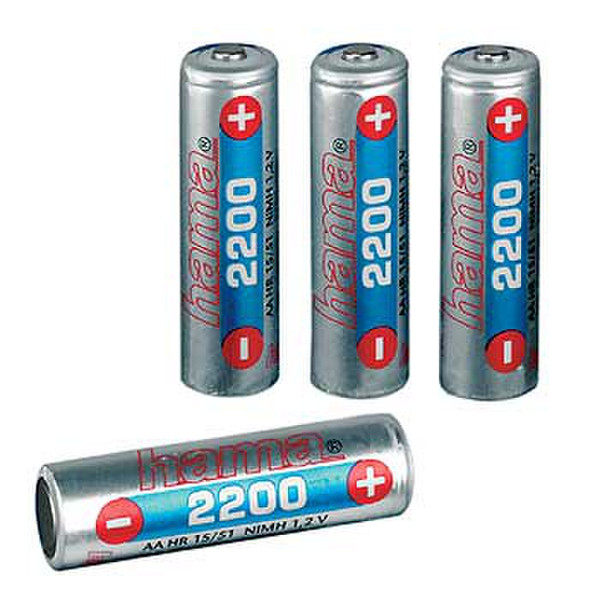 Hama 00046655 Nickel-Metallhydrid (NiMH) 2200mAh 1.2V Wiederaufladbare Batterie