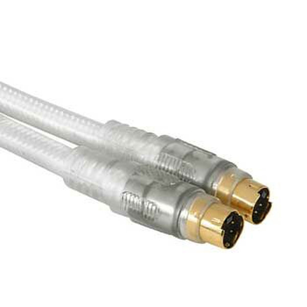 Hama white Stream 1.5m S-Video (4-pin) S-Video (4-pin) S-video cable