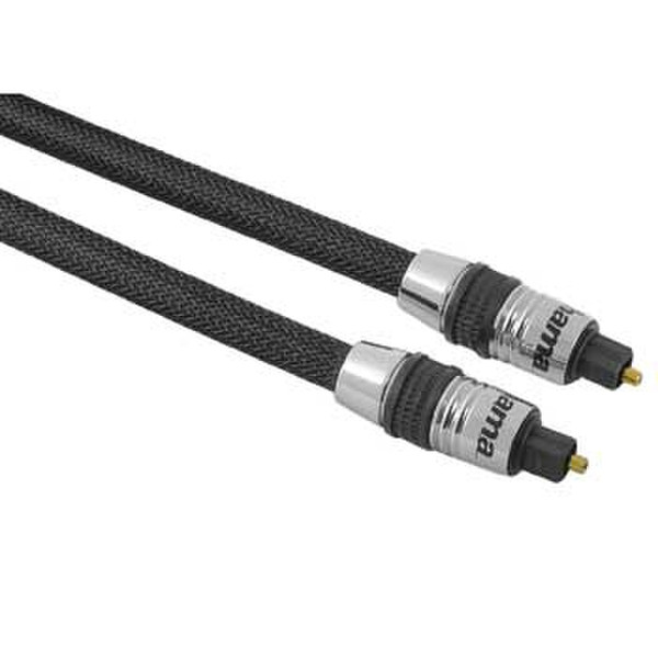 Hama Blackstream 1.5m Black fiber optic cable