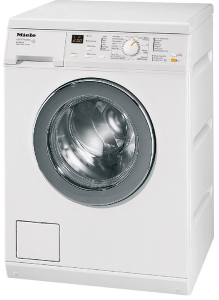 Miele W 3245 Отдельностоящий Фронтальная загрузка 6кг 1600об/мин A Нержавеющая сталь, Белый стиральная машина