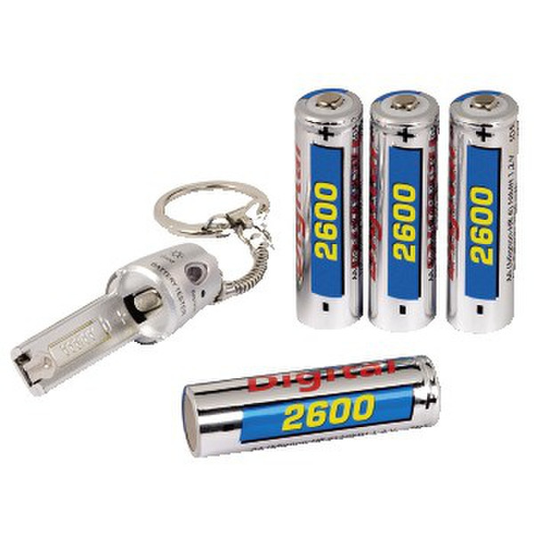 Hama 4x Batterij AA 2600mAh Nickel-Metallhydrid (NiMH) 2600mAh 1.2V Wiederaufladbare Batterie