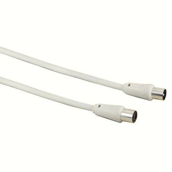 Hama Antennekabel 2m White coaxial cable
