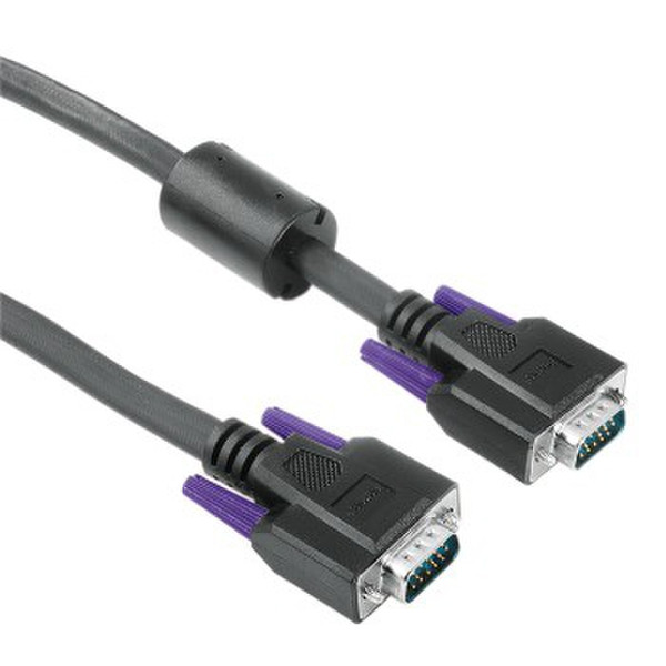 Hama Vga 1.8m VGA (D-Sub) VGA (D-Sub) Black cable