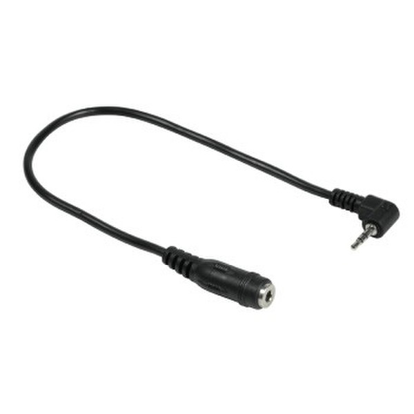 Hama 3.5mm - 2.5mm 3.5mm 2.5 mm Black cable interface/gender adapter