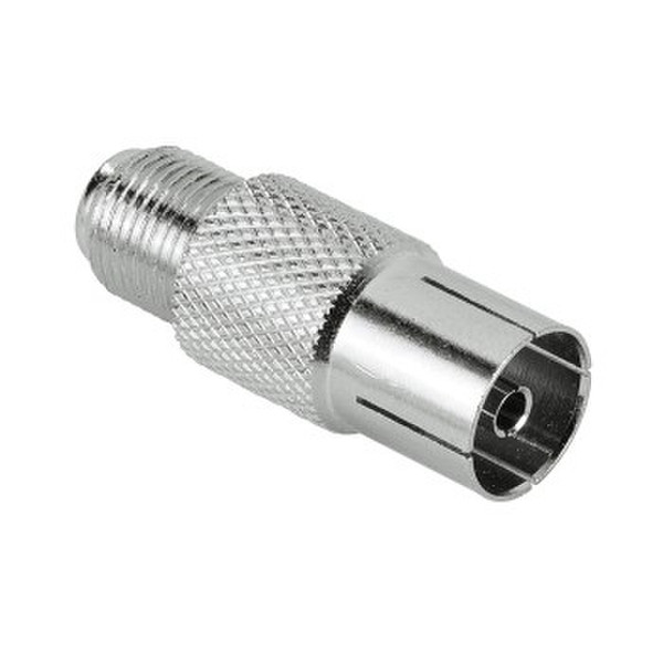 Hama Sat F F Silber Kabelschnittstellen-/adapter