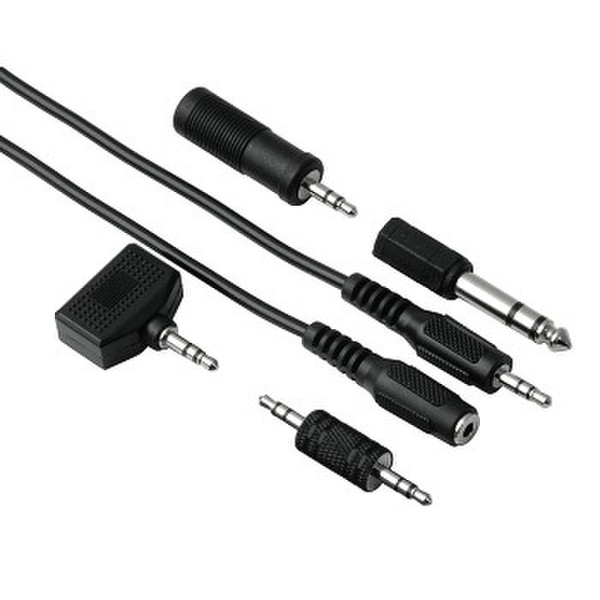 Hama 75043816 2.5m 3.5mm 3.5mm Schwarz Audio-Kabel