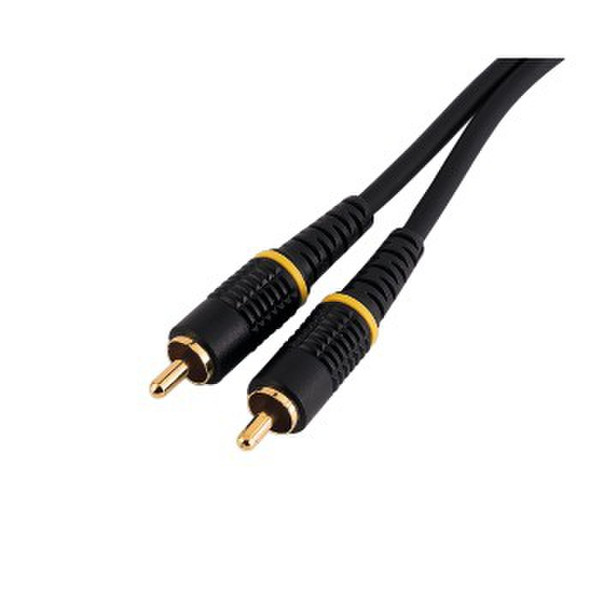 Hama Kabel 5m RCA RCA Black audio cable