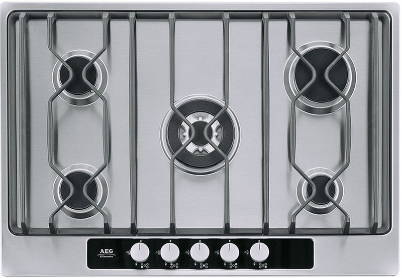 AEG 75843GM Встроенный Gas hob Нержавеющая сталь плита