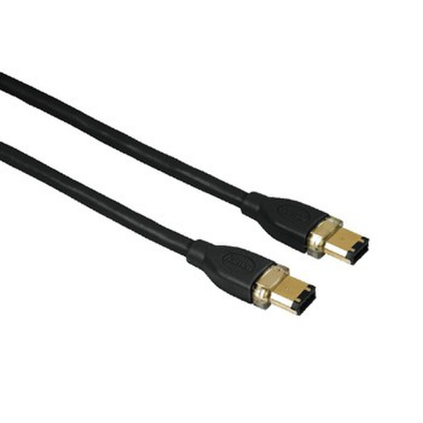 Hama 00086462 2m Black firewire cable