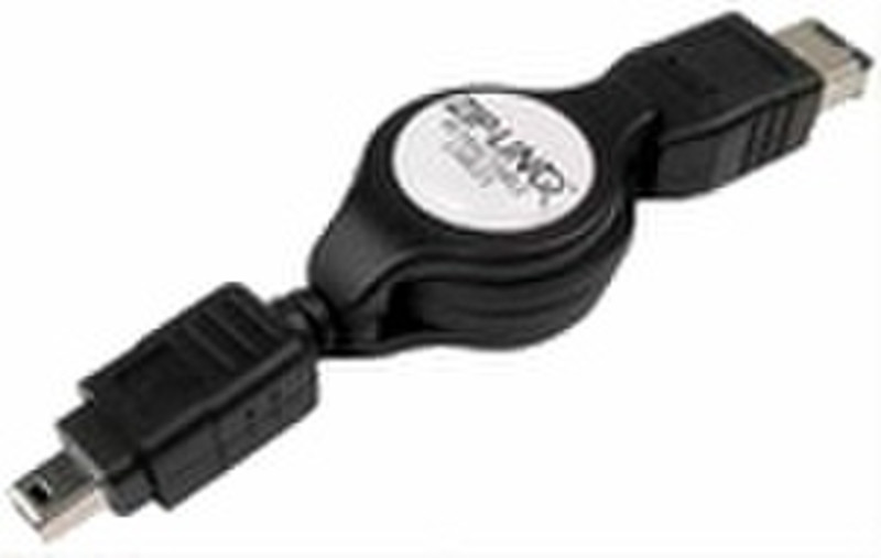 ZipLinq Firewire 6-4 Device Cable 0.76m Black firewire cable