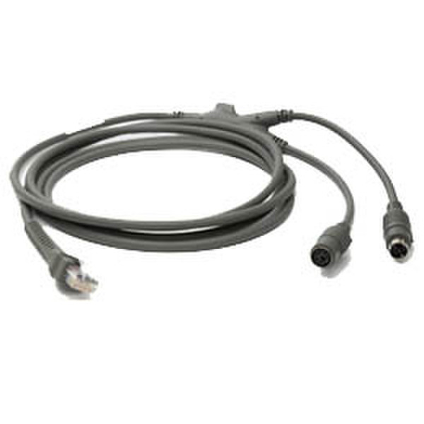 Zebra Cable KBW P/S2 2.1м Серый кабель PS/2