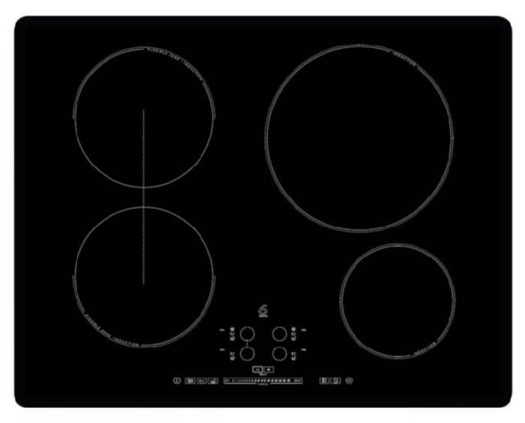 Whirlpool ACM 751 NE Tabletop Induction hob Black hob