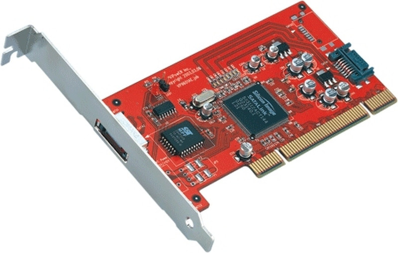 ViPowER VP-9601A Low Profile Serial ATA 2 ports PCI Host Card (1 x Internal + 1 x External port) Schnittstellenkarte/Adapter