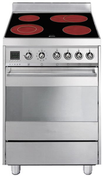 Smeg CE6CMX Freestanding Ceramic A Stainless steel cooker