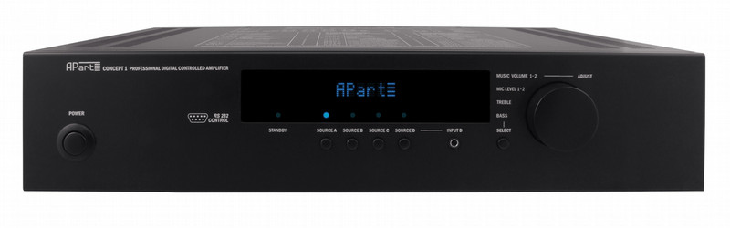 APart CONCEPT1 Black AV receiver