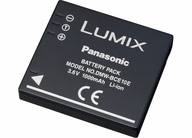 Panasonic DMW-BCE10 Lithium-Ion (Li-Ion) 1000mAh 3.6V rechargeable battery