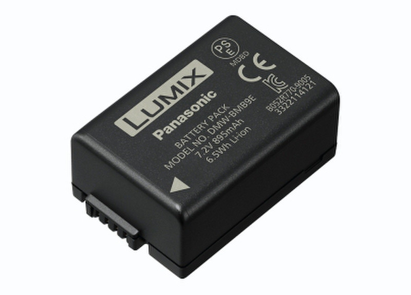 Panasonic DMW-BMB9E Lithium-Ion (Li-Ion) 895mAh 7.2V Wiederaufladbare Batterie