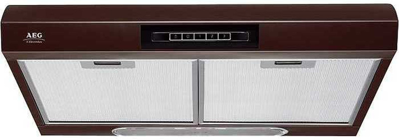 AEG DU4361D Semi built-in (pull out) 340m³/h Brown cooker hood