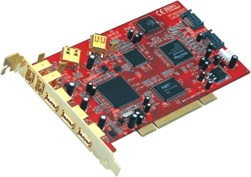 ViPowER VP-9631 SATA + USB 2.0 + 1394a 3-in-1 9 ports PCI Host Card интерфейсная карта/адаптер