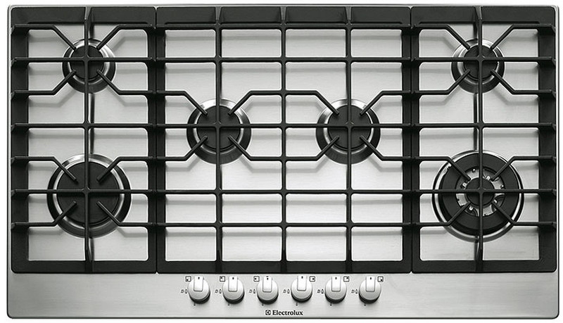 Electrolux EHG9833X Встроенный Gas hob Нержавеющая сталь плита