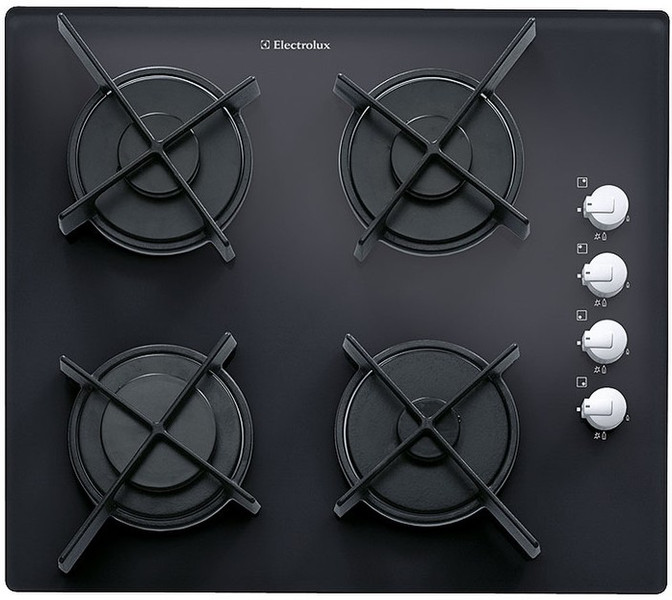 Electrolux EHT6433K Tabletop Gas hob Black hob