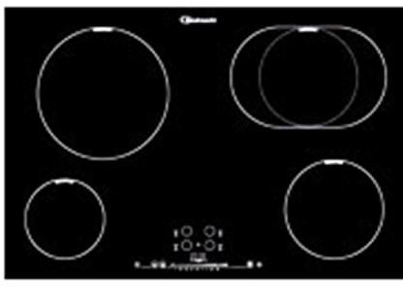 Bauknecht ETPI 8740 IN Встроенный Induction hob Черный плита