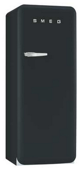 Smeg FAB28RBV freestanding 256L A+ Black combi-fridge