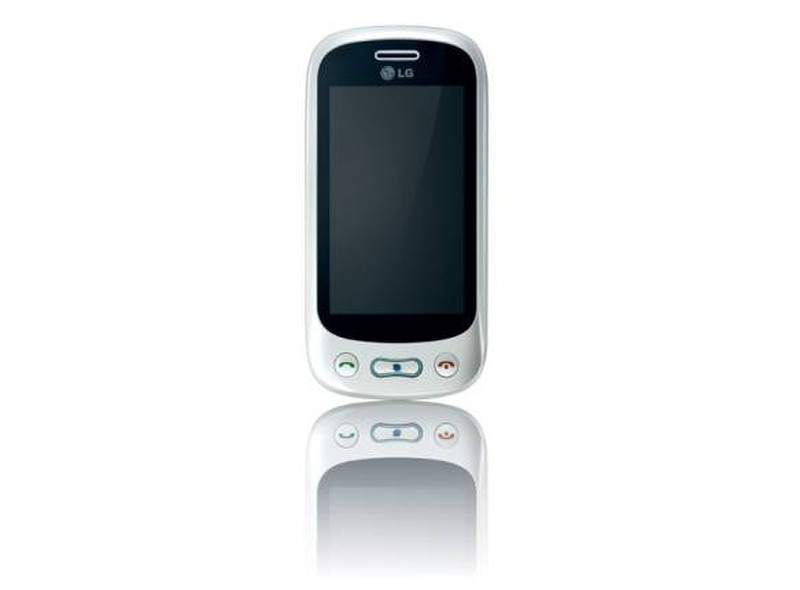 LG GT350 Single SIM Schwarz, Weiß Smartphone