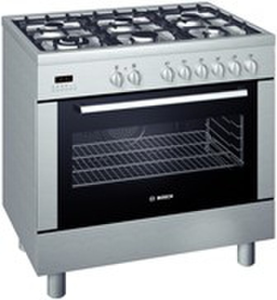 Bosch HSB765057E Freistehend Gaskochfeld C Edelstahl Küchenherd