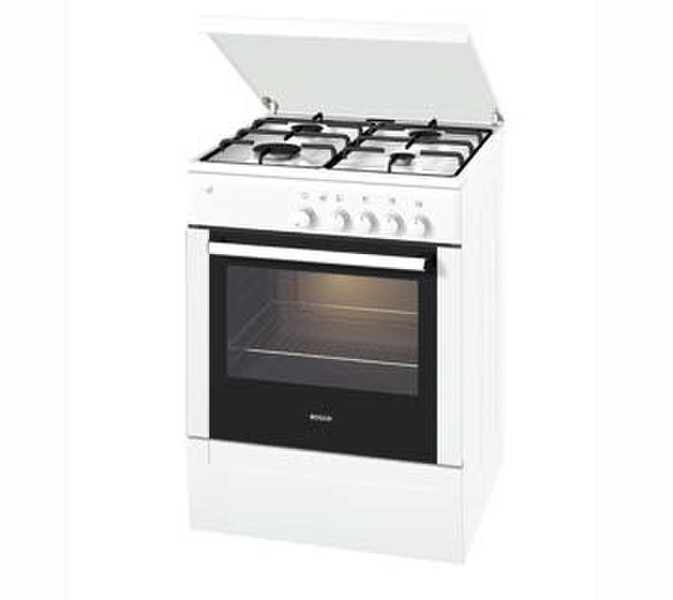 Bosch HSG222020E Отдельностоящий Gas hob Белый кухонная плита